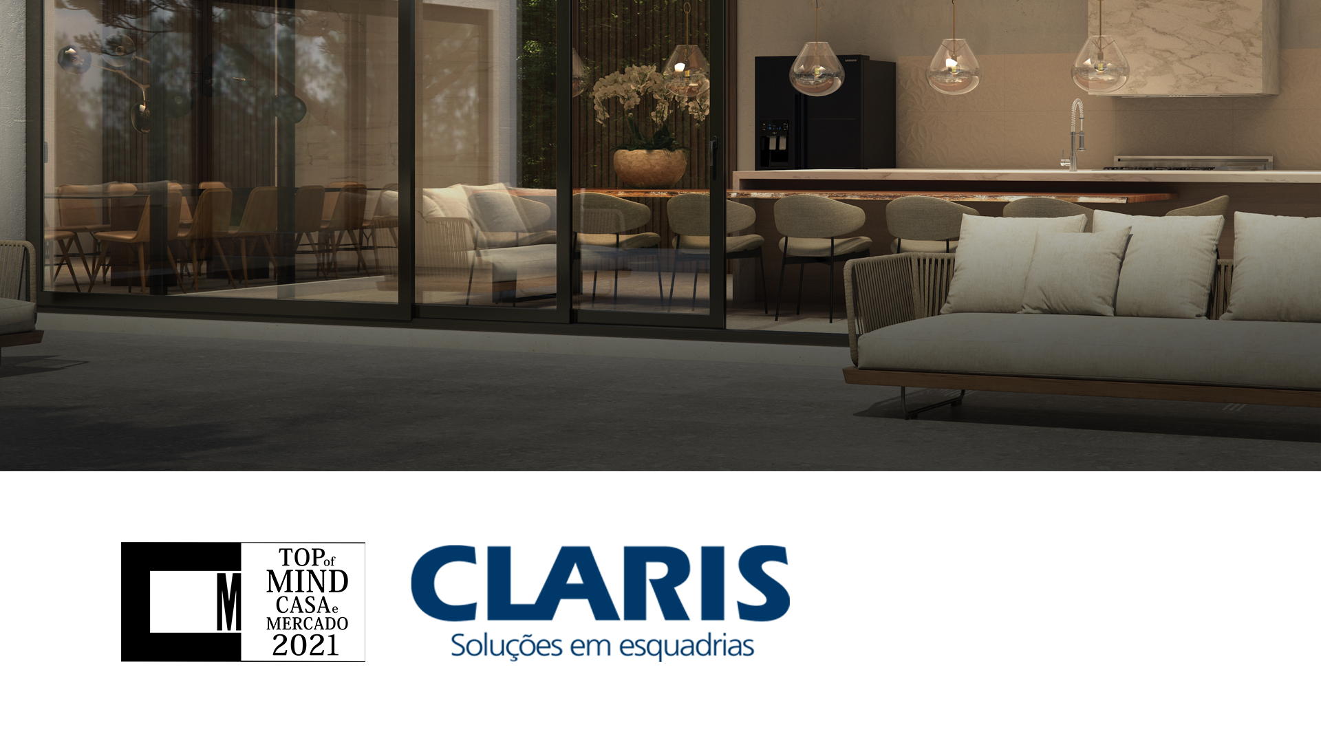 Thumbnail: Claris é TOP OF MIND Casa e Mercado pela 17ª vez